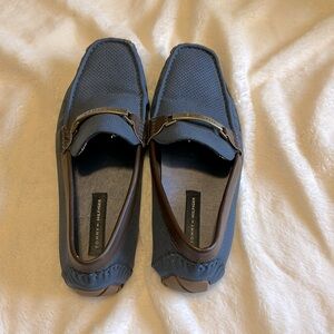 Tommy Hilfiger blue slip on shoes. Worn but in good condition. Very comfortable.